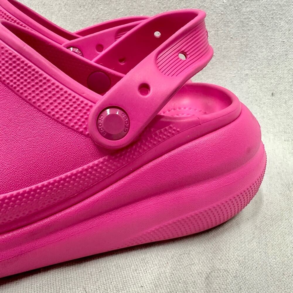 Crocs Classic Crush Platform Clog in Juice pink women size 9 mens 7 - Picture 2 of 13